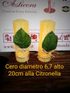 cilindro alla citronella da casa o esterno asticera