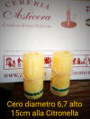 cilindro alla citronella da casa o esterno asticera