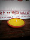 coccio terracotta diametro 17 cm. con cera alla citronella asticera