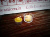 lumino gallo basso con cera alla citronella asticera